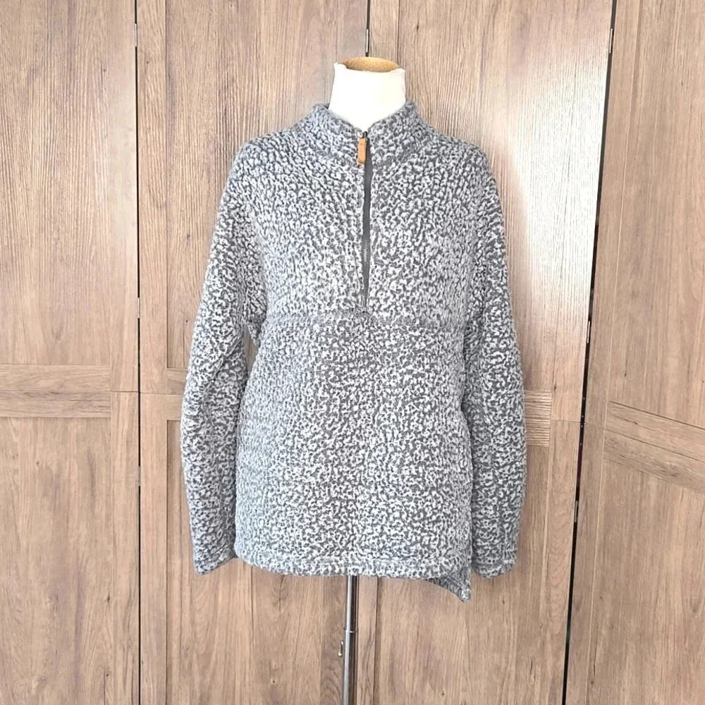 Women pullover sweater  quaterzip  pullover